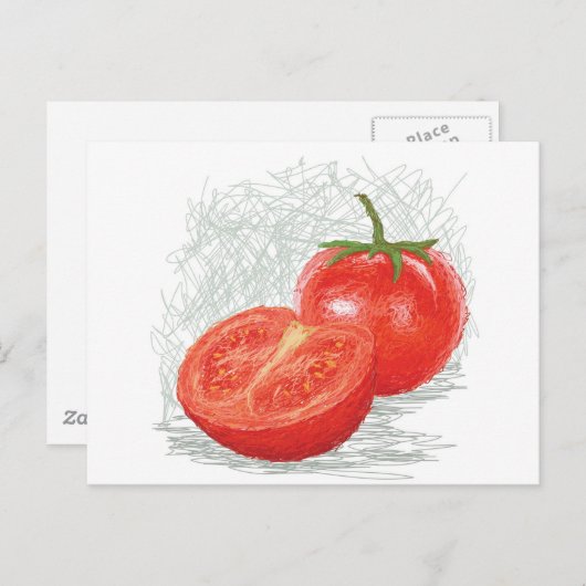 Carte Postale tomate (Devant / Derrière)