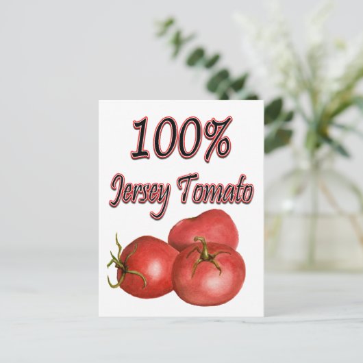 Carte Postale Tomate 100% Jersey (Debout devant)