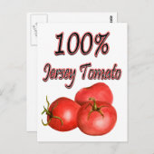 Carte Postale Tomate 100% Jersey (Devant / Derrière)