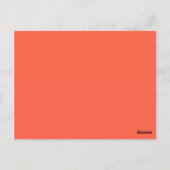 Carte Postale tomate couleur (Dos)