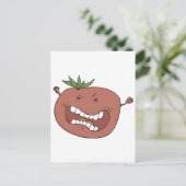 Carte Postale Tomate furieuse (Debout devant)