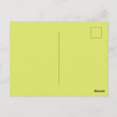 Carte Postale Tomate rouge | Ajouter votre texte (Dos)