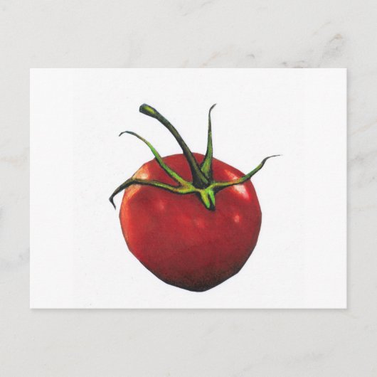 CARTE POSTALE TOMATE ROUGE CLAIR (Devant)