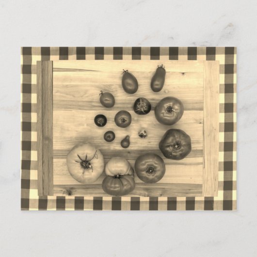 Carte Postale Tomates à l'hélium hypnotique - (Devant)