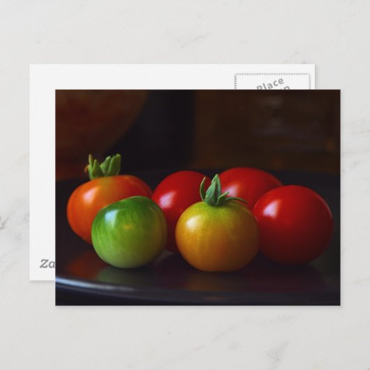 Carte Postale tomates-cerises (Devant / Derrière)