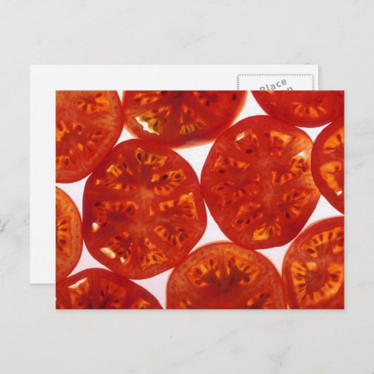 Carte Postale Tomates coupées (Devant / Derrière)