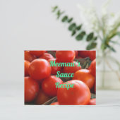 Carte Postale Tomates du marché agricole (Debout devant)