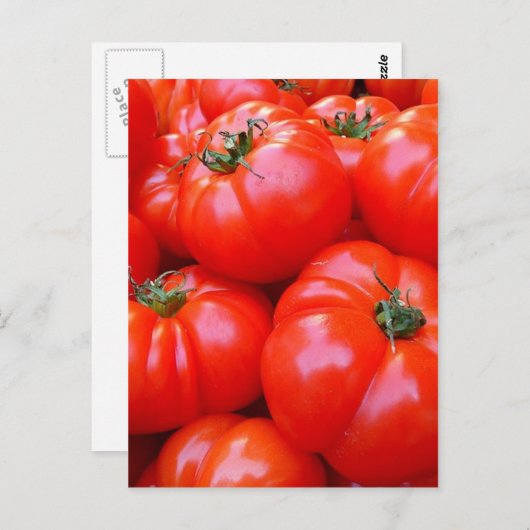 Carte Postale tomates fraîches (Devant / Derrière)