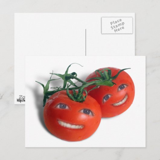 Carte Postale Tomates sucrées (Devant / Derrière)