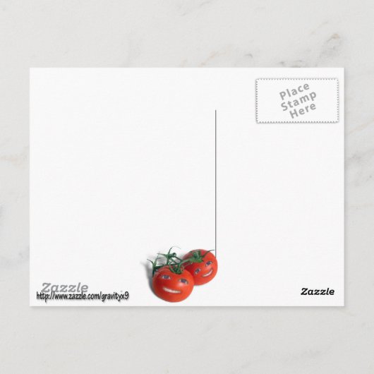 Carte Postale Tomates sucrées (Dos)