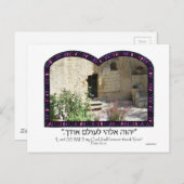 Carte Postale Tombe de jardin (Devant / Derrière)