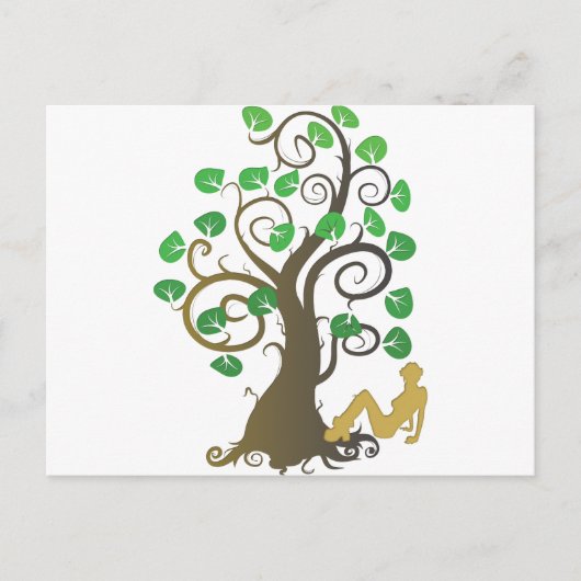 Carte Postale Tombé de l'arbre généalogique (Devant)