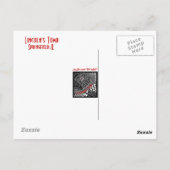 Carte Postale Tombe de notre 16ème président (Dos)