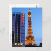 Carte Postale Tombe nocturne de Las Vegas (Devant / Derrière)