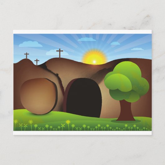 Carte Postale tombeau christ (Devant)