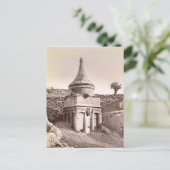 Carte Postale Tombeau d'Absalom à Jérusalem (Debout devant)