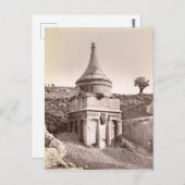 Carte Postale Tombeau d'Absalom à Jérusalem (Devant / Derrière)