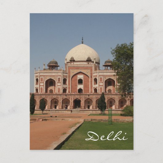 Carte Postale tombeau de delhi humayun (Devant)