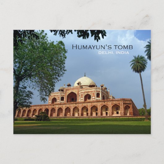 Carte Postale Tombeau de Humayun à Delhi, Inde (Devant)