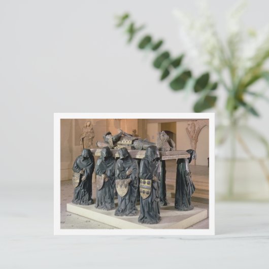 Carte Postale Tombeau de Philippe Pot (1428-94) de l'abbaye de C (Debout devant)