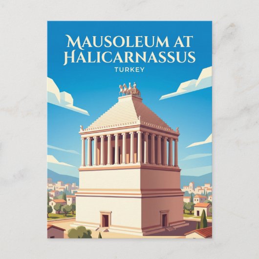 Carte Postale Tombeau d'Halicarnasse Turquie (Devant)