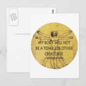 Carte Postale Tombeau du corps (Devant / Derrière)