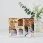 Carte Postale Tombeaux des Rois, Paphos, Chypre (Debout devant)