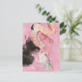 Carte postale tombée (Debout devant)