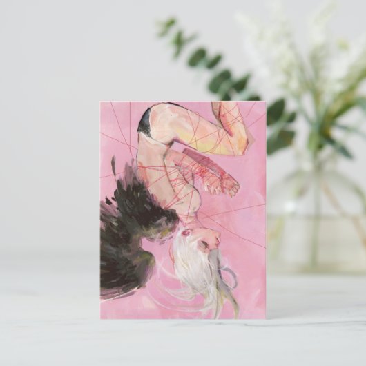 Carte postale tombée (Debout devant)