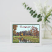CARTE POSTALE "TOMBER À TOLEDO BOTANICAL GARDEN" (Debout devant)
