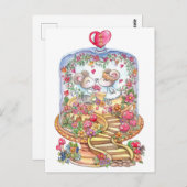 Carte Postale Tomber dans l'amour (Devant / Derrière)