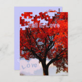 Carte Postale Tomber dans l'amour (Devant / Derrière)