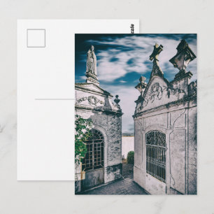 Carte Postale Tombes dans un cimetière catholique à Crato, Porta