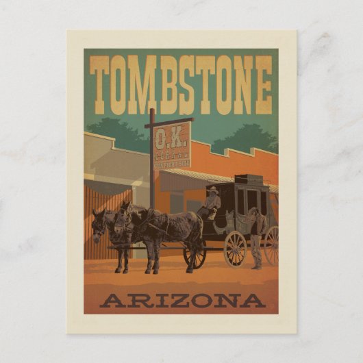 Carte Postale Tombstone, Arizona (Devant)