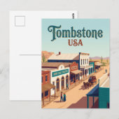 Carte Postale Tombstone USA (Devant / Derrière)