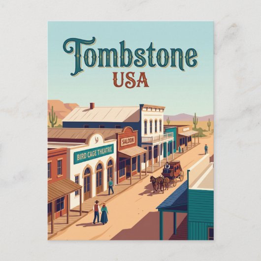 Carte Postale Tombstone USA (Devant)