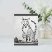 Carte Postale TomCat vieux tigre (Debout devant)