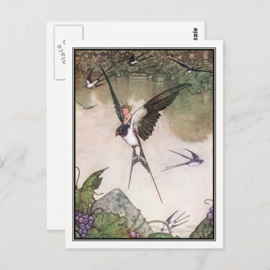 Carte Postale Tommelise par la bruyère Robinson de William (Devant / Derrière)