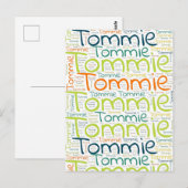 Carte Postale Tommie (Devant / Derrière)