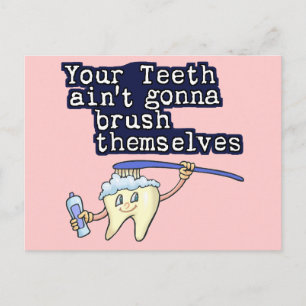 Carte Postale Ton Dents Aint Va Se Brosser