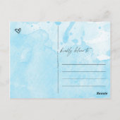 Carte Postale Ton visage me manque (Dos)