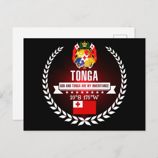Carte Postale Tonga (Devant / Derrière)