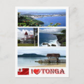 Carte Postale Tonga - J'aime - (Devant)