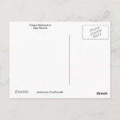 Carte postale Tongan Matryoshka (Dos)