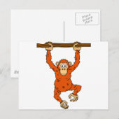 Carte Postale Tongo Chimp (Devant / Derrière)