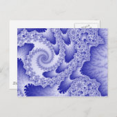 Carte postale Tongues bleues (Devant / Derrière)