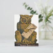 Carte Postale Tonique Restaurateur Sarsaparilla de Hood. (Debout devant)