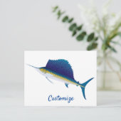 Carte Postale Tonneau de mer (Debout devant)