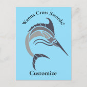 Carte Postale Tonnerre de poisson-épée (Devant)