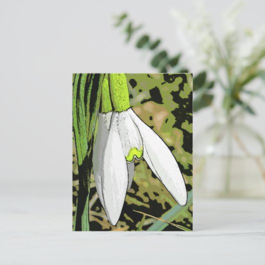 Carte Postale Tons de neige (Debout devant)